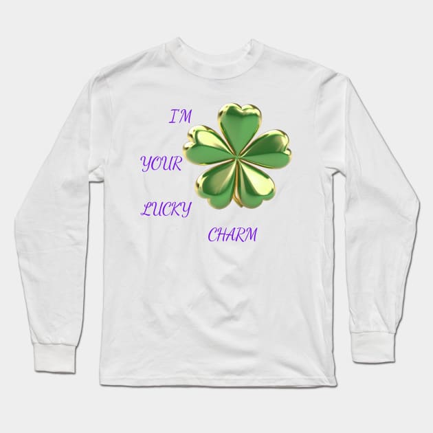 I'm Your Lucky Charm Long Sleeve T-Shirt by Wichy Wear